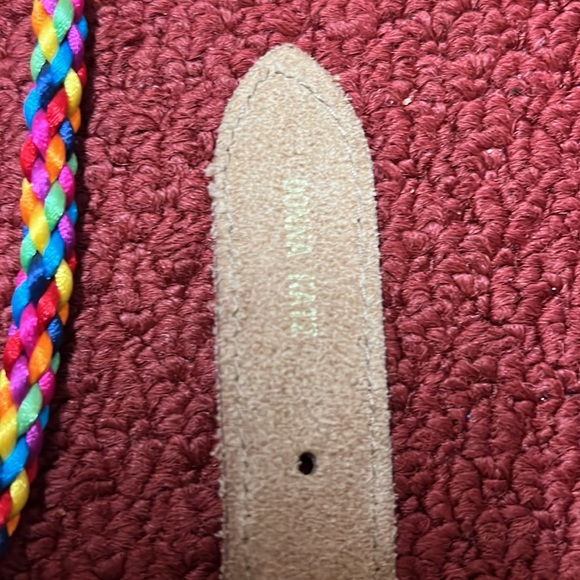 ❤️ Vintage Donna Katz Rainbow Rope Belt - Picture 6 of 6